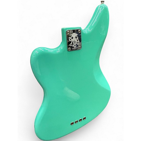 Used Fender Jaguar Bass Seafoam Green Electric Bass Guitar