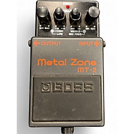 Used BOSS MT2 Metal Zone Distortion Effect Pedal