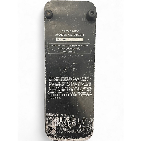 Vintage 1970s Dunlop THOMAS ORGAN CRY BABY Effect Pedal