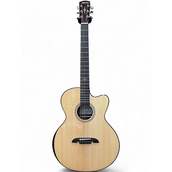 Used Alvarez AEBT7ce Armrest Natural Acoustic Electric Guitar