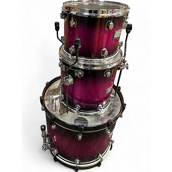 Used Mapex 3 Piece Saturn III Purple Drum Kit