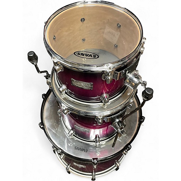 Used Mapex 3 Piece Saturn III Purple Drum Kit