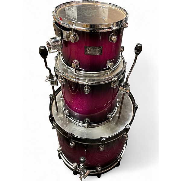 Used Mapex 3 Piece Saturn III Purple Drum Kit