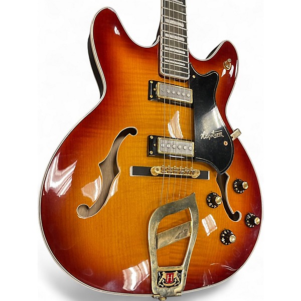 Used Hagstrom '67 Viking II 2 Tone Sunburst Hollow Body Electric Guitar