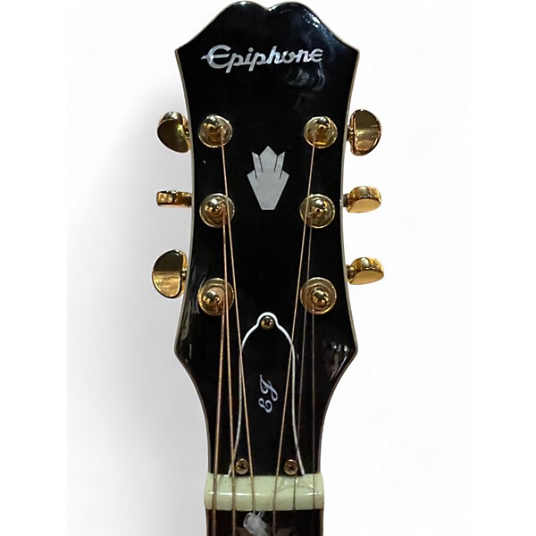 Used Epiphone EJ200SCE 3 Tone Sunburst Acoustic Electric Guitar