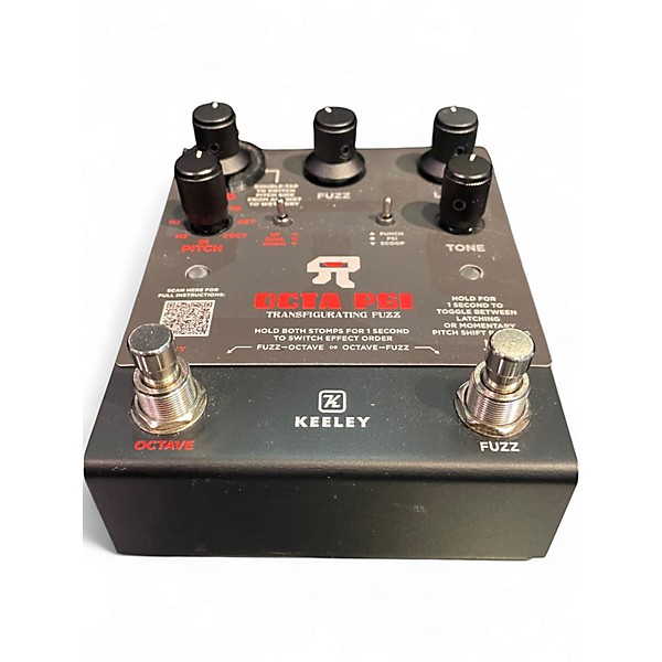 Used Keeley Octa Psi Transfigurating Fuzz Effect Pedal