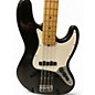 Used Fender American Jazz Bass Black Electric Bass Guitar