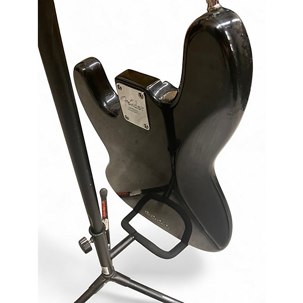 Used Fender American Jazz Bass Black Electric Bass Guitar