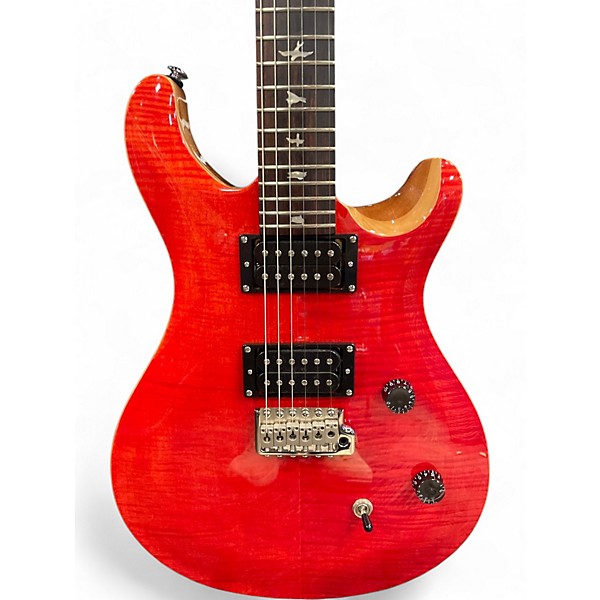 Used PRS SE CE Red Solid Body Electric Guitar