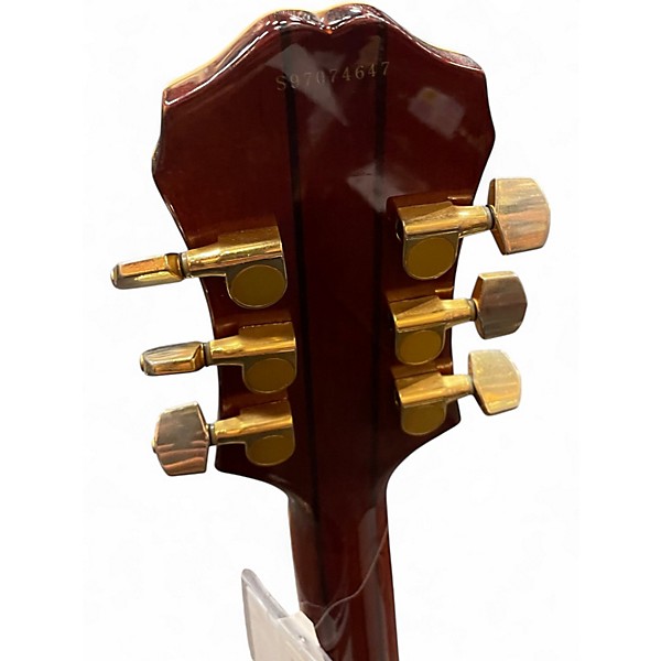 Used Epiphone Sheraton Tobacco Burst Hollow Body Electric Guitar