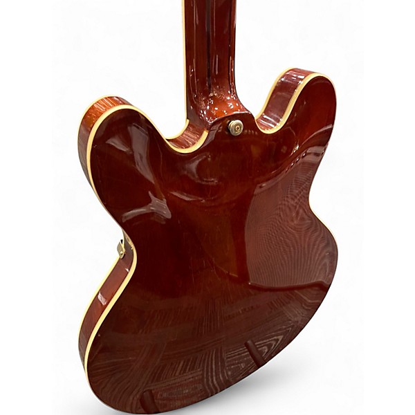 Used Epiphone Sheraton Tobacco Burst Hollow Body Electric Guitar