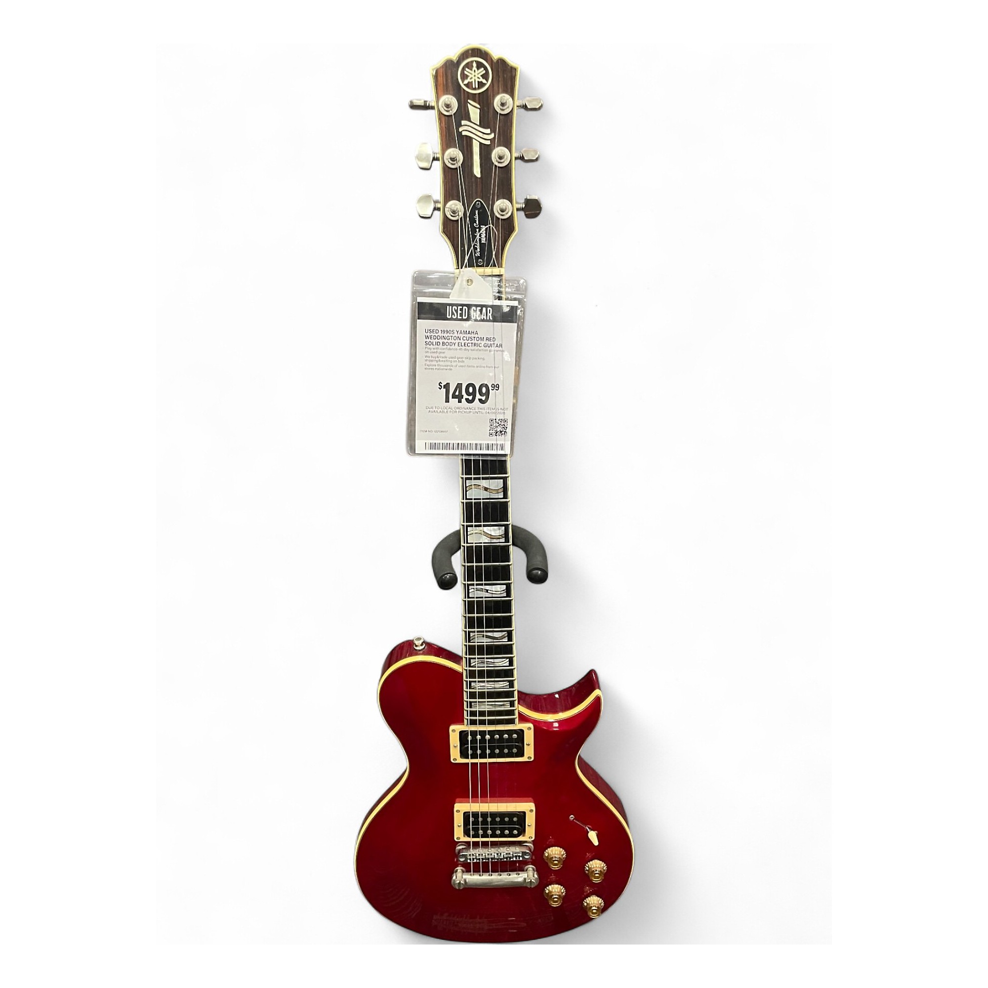 激レア YAMAHA Weddington Custom WED カスタム Used 1990s Yamaha Weddington Custom Red Solid Body Electric Guitar