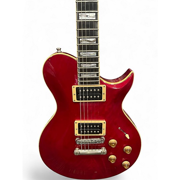 Used 1990s Yamaha Weddington Custom Red Solid Body Electric Guitar