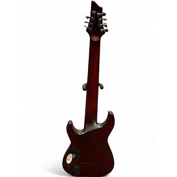 Used Schecter Guitar Research Blackjack ATX C8 Black Solid Body Electric Guitar