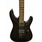 Used Schecter Guitar Research DAMIEN DIAMOND SERIES EX BARITONE Black Solid Body Electric Guitar