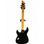 Used Schecter Guitar Research DAMIEN DIAMOND SERIES EX BARITONE Black Solid Body Electric Guitar