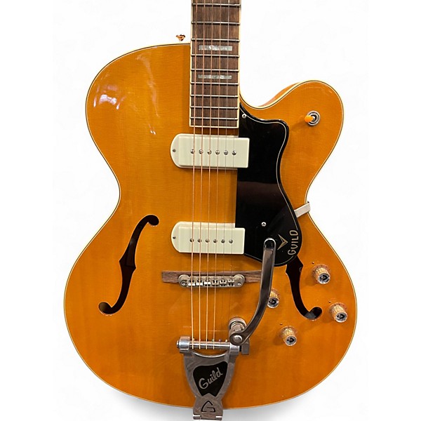 Used Guild X-175B Blonde Hollow Body Electric Guitar