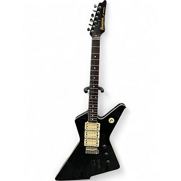 Vintage 1983 Ibanez X SERIES DESTROYER DT155 Black Solid Body Electric Guitar