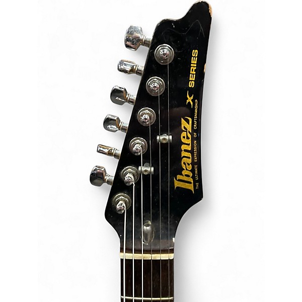 Vintage 1983 Ibanez X SERIES DESTROYER DT155 Black Solid Body Electric Guitar