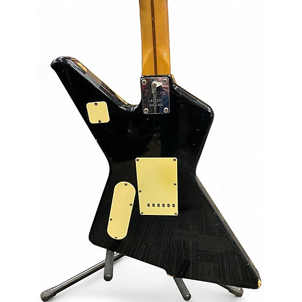 Vintage 1983 Ibanez X SERIES DESTROYER DT155 Black Solid Body Electric Guitar