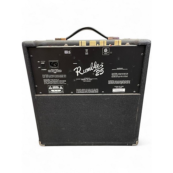Used Fender Rumble 25 25W 1x8 Bass Combo Amp