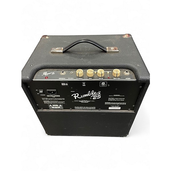 Used Fender Rumble 25 25W 1x8 Bass Combo Amp