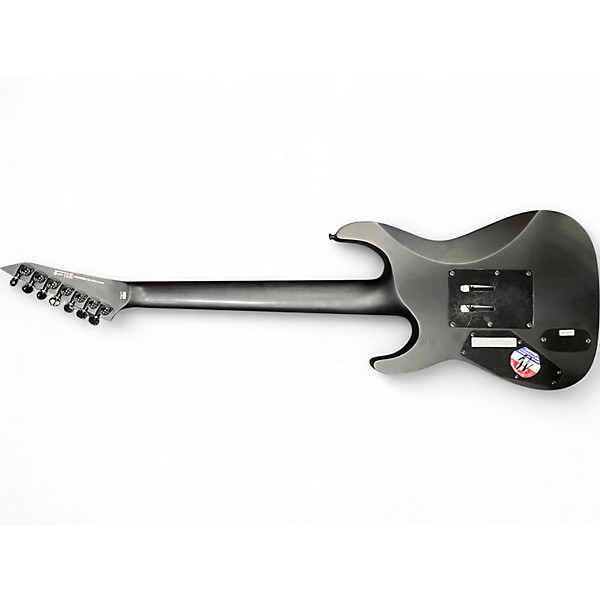 Used ESP M1007QM Trans Black Solid Body Electric Guitar