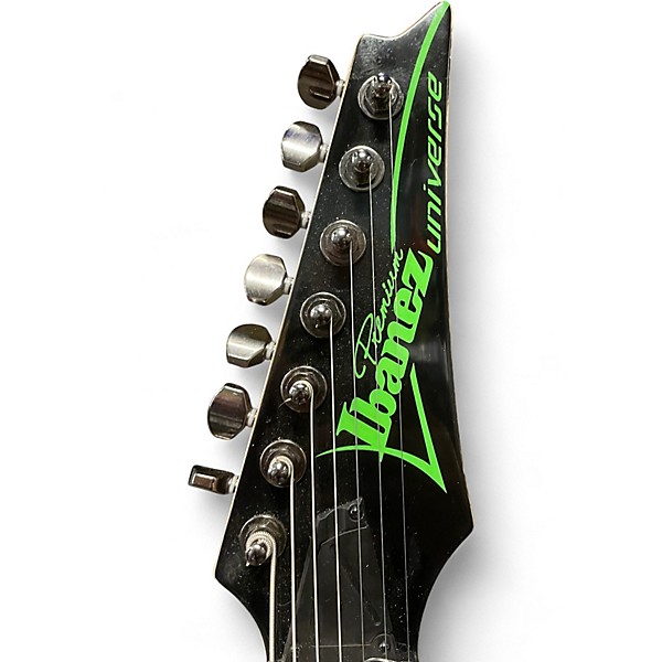 Used Ibanez UV70P Black Solid Body Electric Guitar