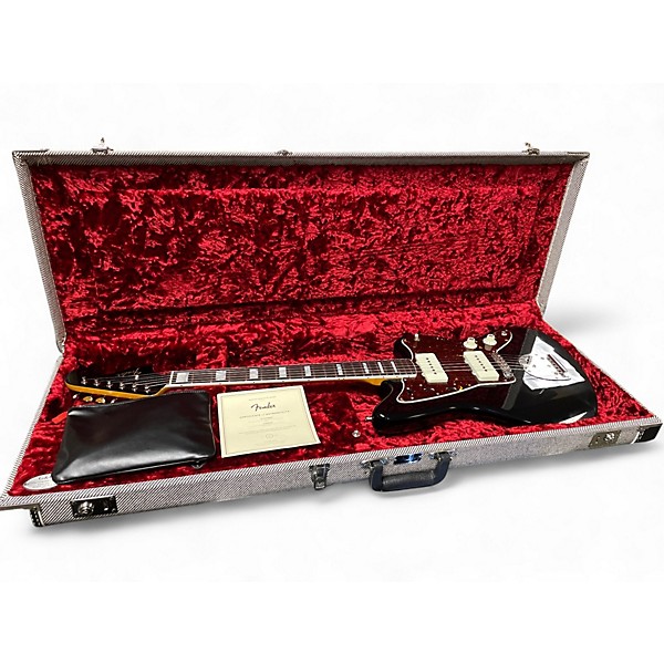 Used 2025 Fender American Vintage II 1966 Jazzmaster FSR Limited Edition Black Solid Body Electric Guitar