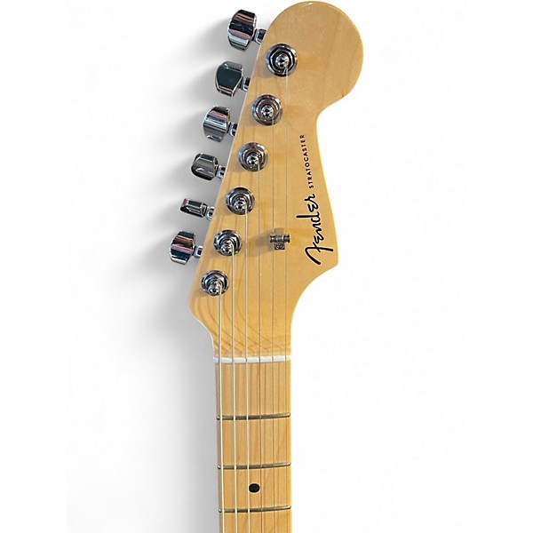 Used Fender American Elite Stratocaster HSS Shawbucker 3 Tone Sunburst Solid Body Electric Guitar