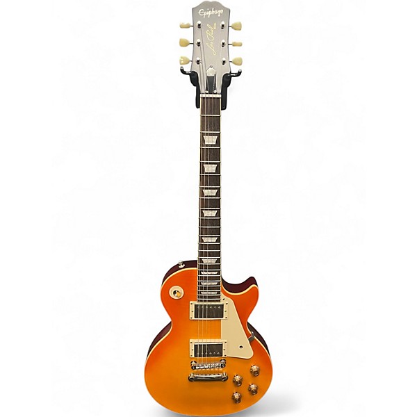 Used Epiphone 1959 Reissue Les Paul Standard Lemonburst Solid Body Electric Guitar