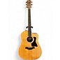 Used Taylor 210CE Natural Acoustic Electric Guitar thumbnail