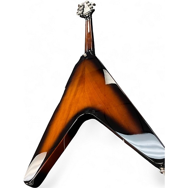 Used Epiphone GCE 70s' Flying V Tabacco Sunburst Solid Body Electric Guitar