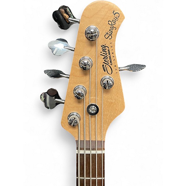 Used Sterling Audio Sterling Sub Series Sting Ray 5 Cream Electric Bass Guitar