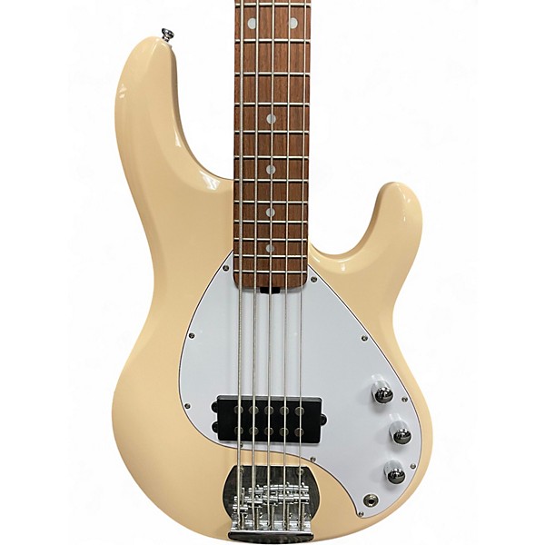 Used Sterling Audio Sterling Sub Series Sting Ray 5 Cream Electric Bass Guitar