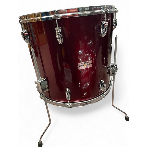 Used Yamaha 5 Piece Tour Series Crimson Red  Drum Kit