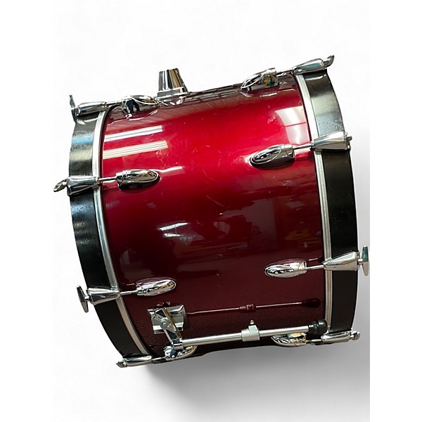 Used Yamaha 5 Piece Tour Series Crimson Red  Drum Kit