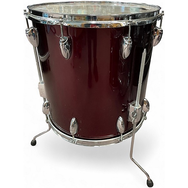 Used Yamaha 5 Piece Tour Series Crimson Red  Drum Kit