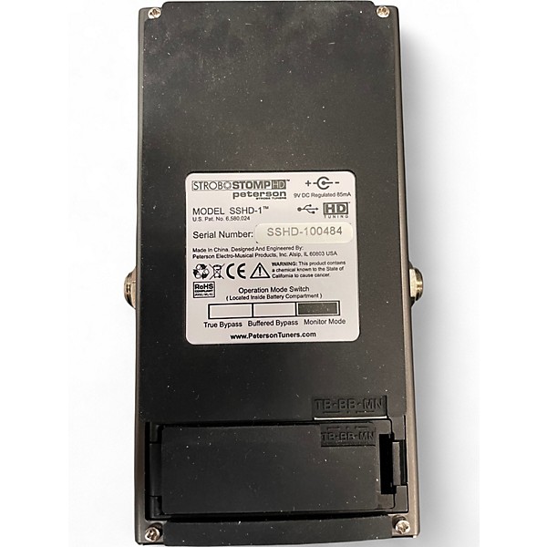 Used Peterson STROBO STOMP Tuner Pedal