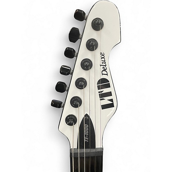 Used ESP TE-100 Snow White Solid Body Electric Guitar