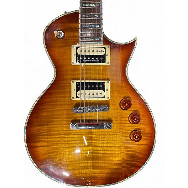 Used ESP LTD EC1000 SUNBURST Solid Body Electric Guitar