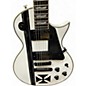 Used ESP LTD James Hetfield Signature Iron Cross White Solid Body Electric Guitar