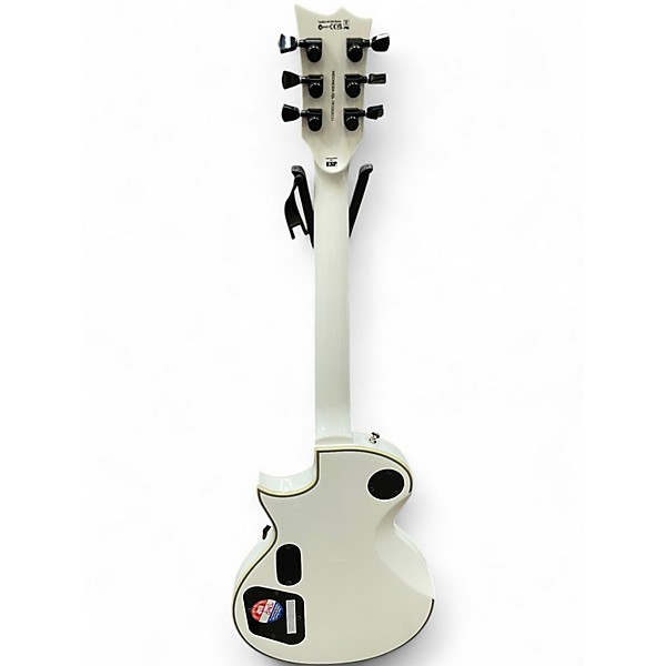 Used ESP LTD James Hetfield Signature Iron Cross White Solid Body Electric Guitar