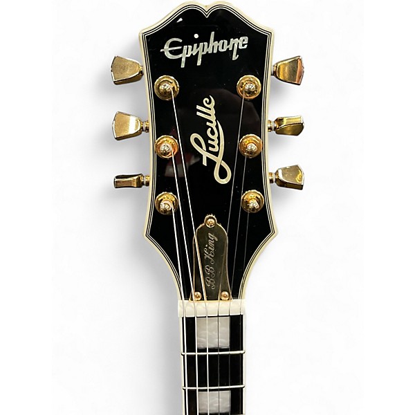 Used Epiphone BB King Lucille black Hollow Body Electric Guitar
