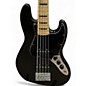 Used Squier Affinity Active Jazz Bass V Black Metallic Electric Bass Guitar