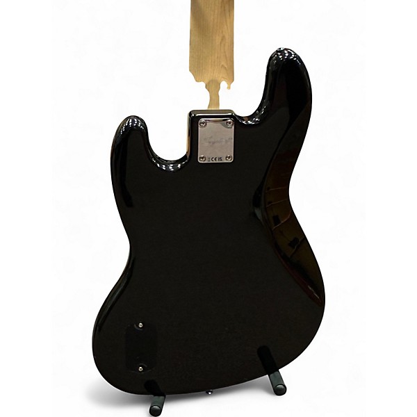 Used Squier Affinity Active Jazz Bass V Black Metallic Electric Bass Guitar