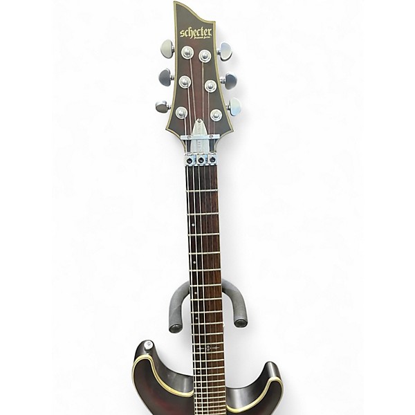 Used Schecter Guitar Research C1 Platinum Satin Red Solid Body Electric Guitar