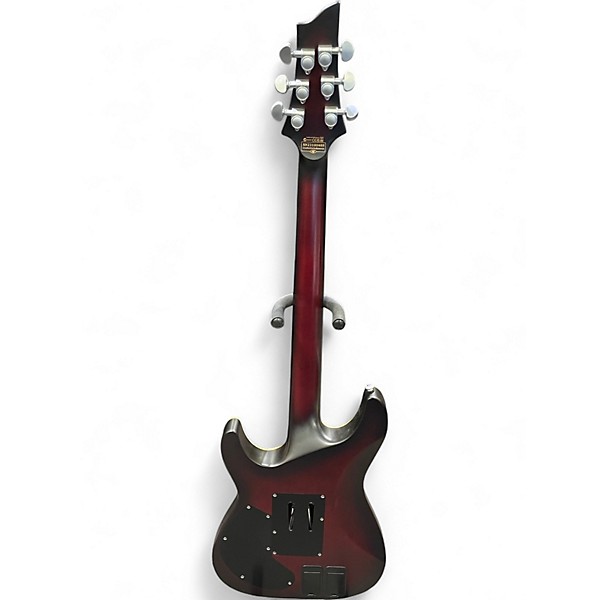 Used Schecter Guitar Research C1 Platinum Satin Red Solid Body Electric Guitar