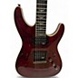 Used Schecter Guitar Research Omen Extreme 6 Trans Crimson Red Solid Body Electric Guitar