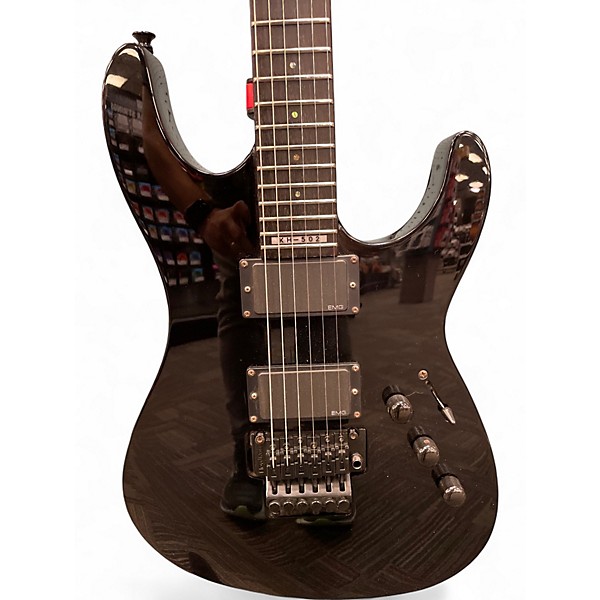 Used ESP LTD KH602 Kirk Hammett Signature Black Solid Body Electric Guitar